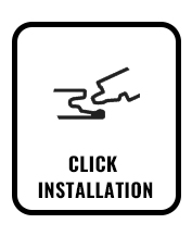 Dishoverflooring SPC flooring icon-click installation